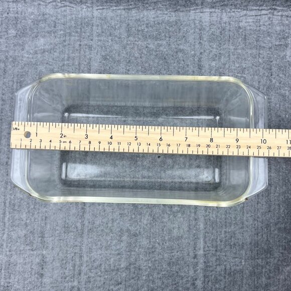 🟢 2/$25‎ ~ PYREX #213 Clear Baking Dish 22x12x7 cm 2.0L USA Vintage - Picture 5 of 7
